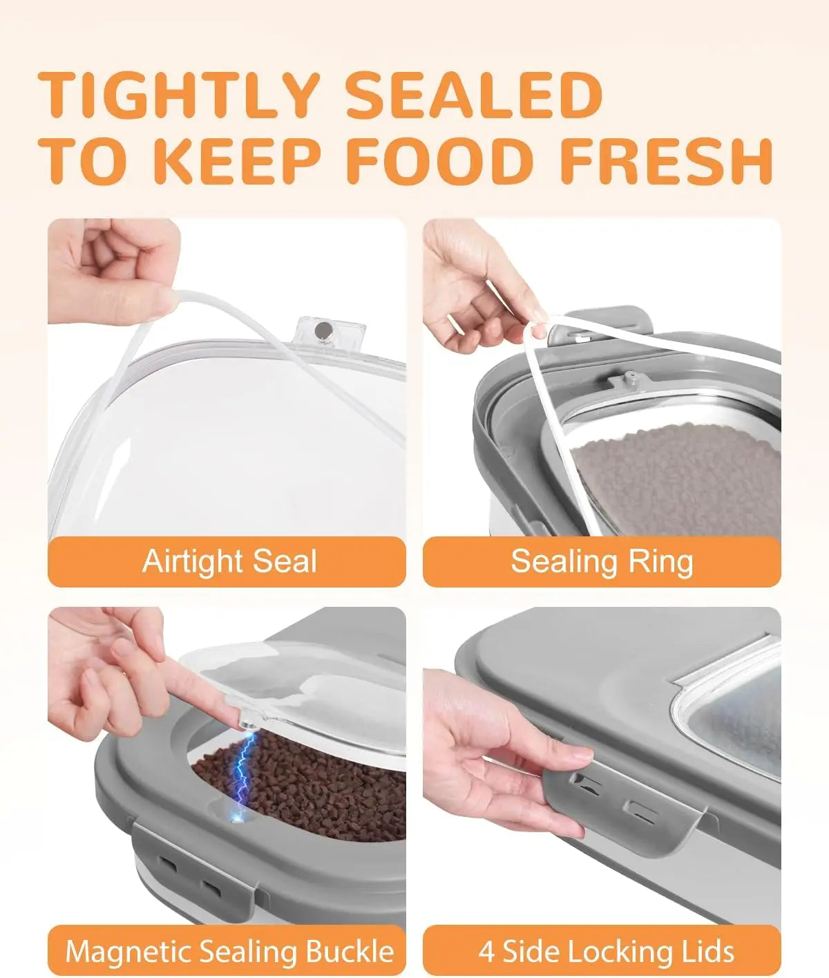 Pet Food Storage – Compact, Sealed & Mobile