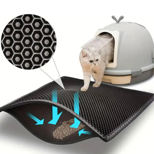 PerfectCatch™ Dual-Layer Cat Litter Mat